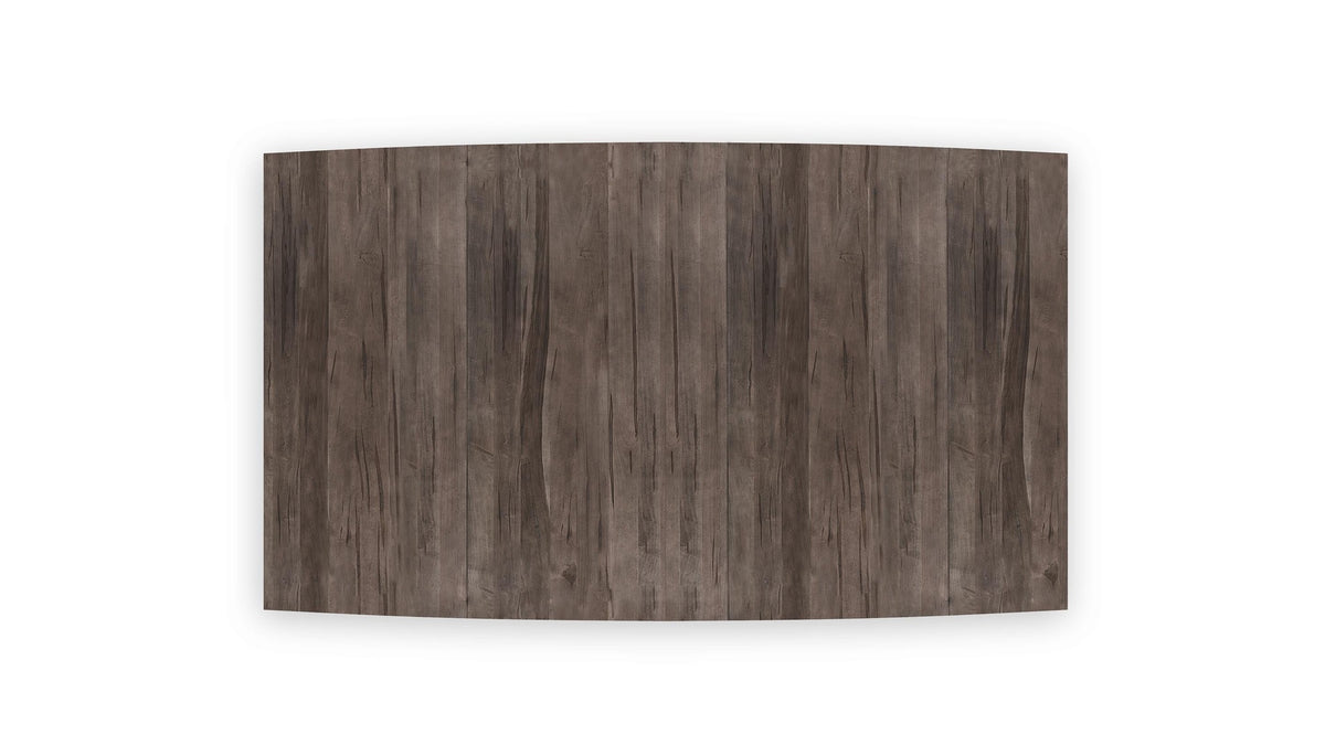HideAway Solid Maple Boat Shaped Extendable Dining Table