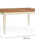 HideAway Solid Maple Gathering Extendable Dining Table