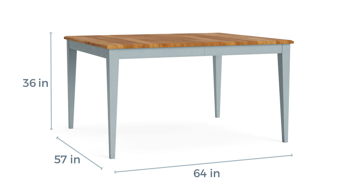 HideAway Solid Maple Gathering Extendable Dining Table