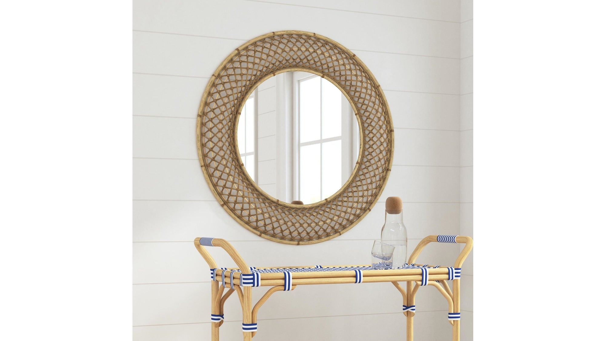 Biedel - Wall Mirror - Light Brown