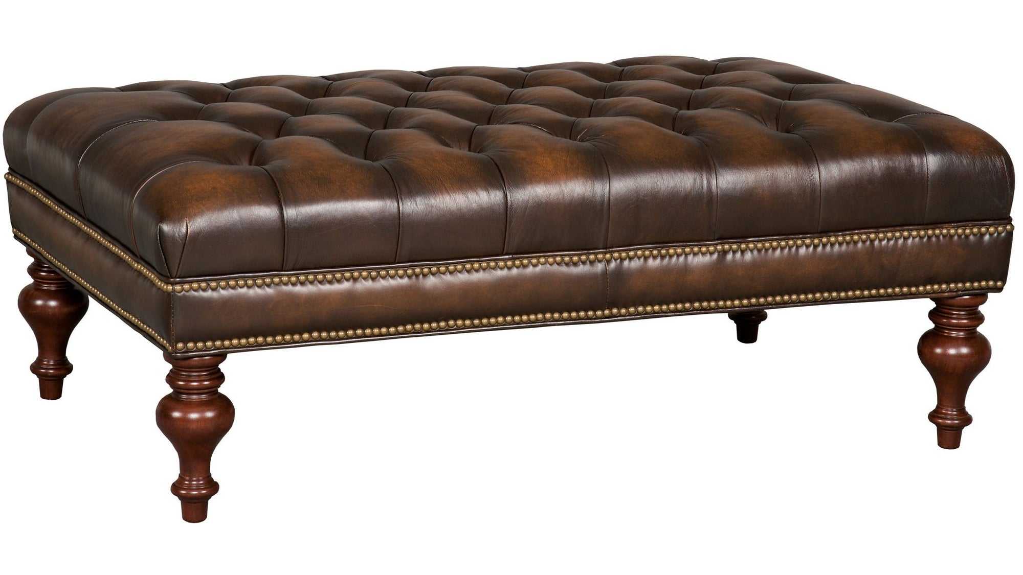CO - Kingley Cocktail Ottoman - Dark Brown