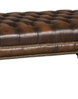 CO - Kingley Cocktail Ottoman - Dark Brown