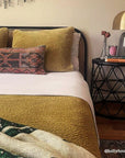 Stonewashed Cotton Velvet - Full/Queen Quilt Set (Set of 3) - Tuscan