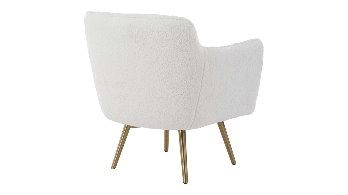 Oasis - White Swivel Chair