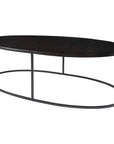 Coreene - Oval Coffee Table - Black