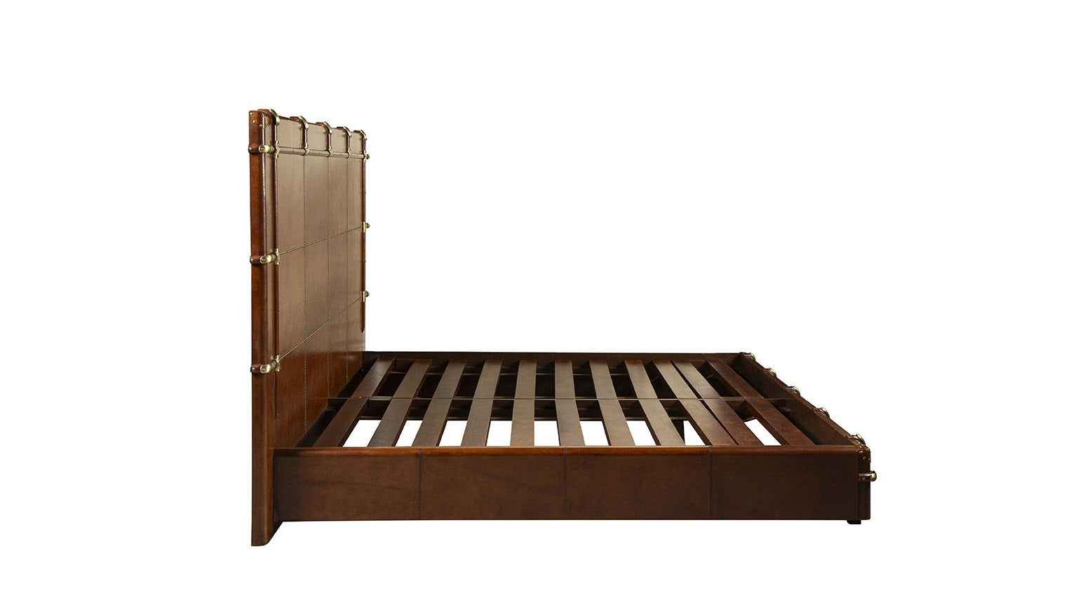 Gentlemen's - King Bed - Dark Brown