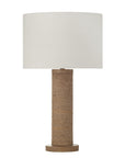 Adams - Table Lamp - Natural Rope / White