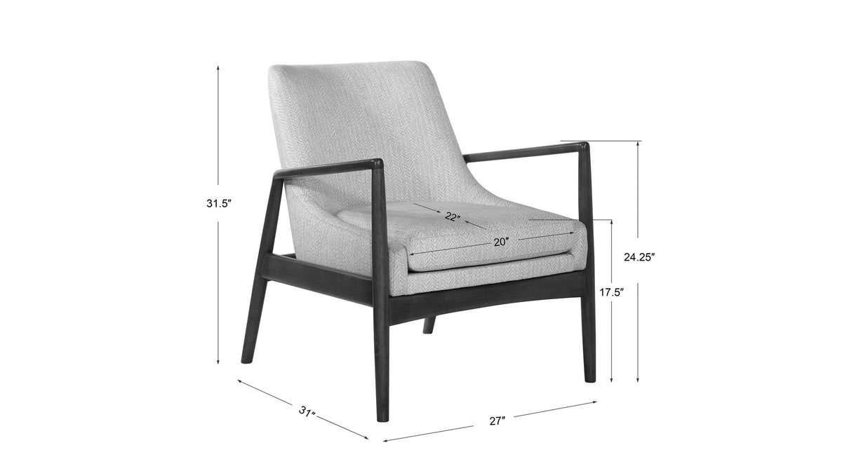 Bev - Accent Chair - White