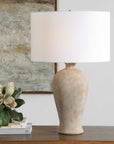 Torres - Textured Ceramic Table Lamp - Brown