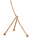 Frond - Floor Lamp - Gold / Rattan