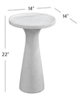 Baird - Accent Table - White