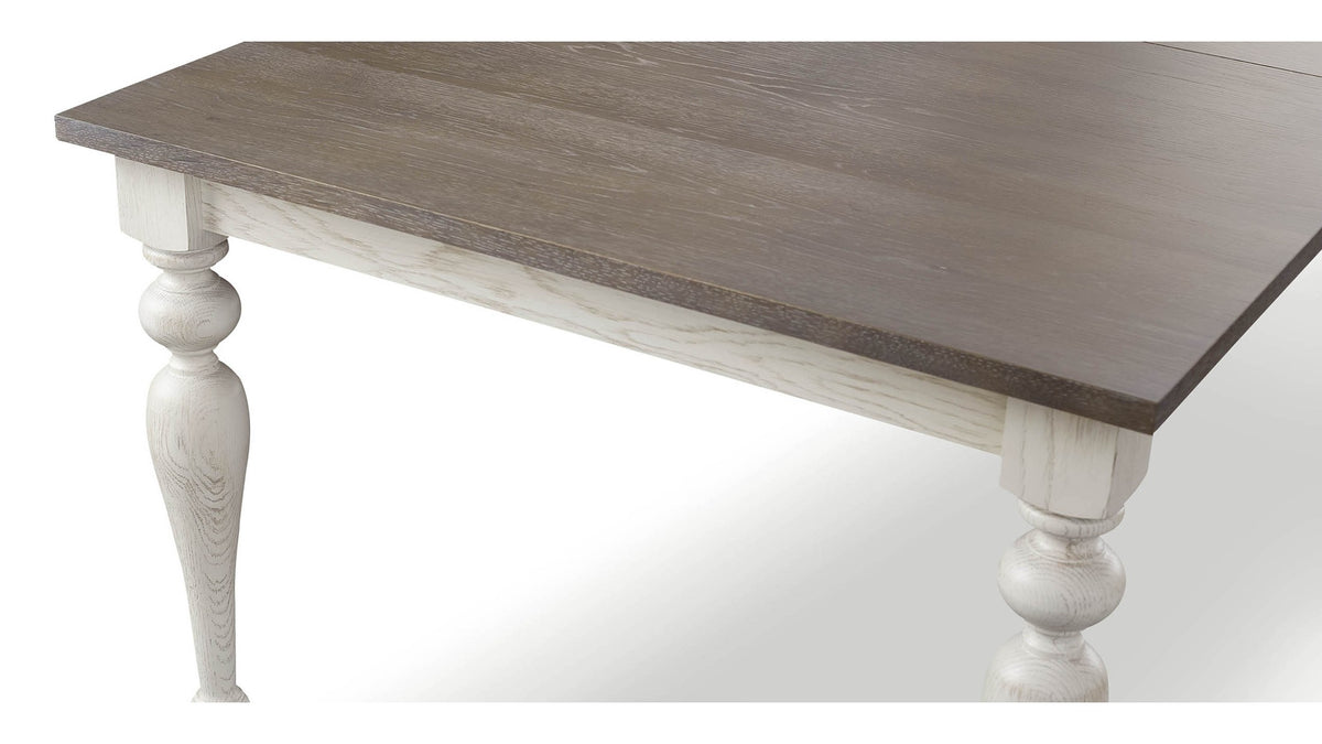 Amelia Oak Rectangle Dining Table with Leaf