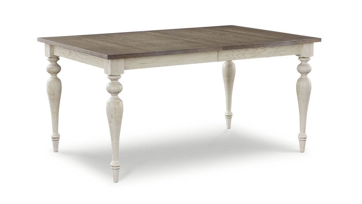 Amelia Oak Rectangle Dining Table with Leaf