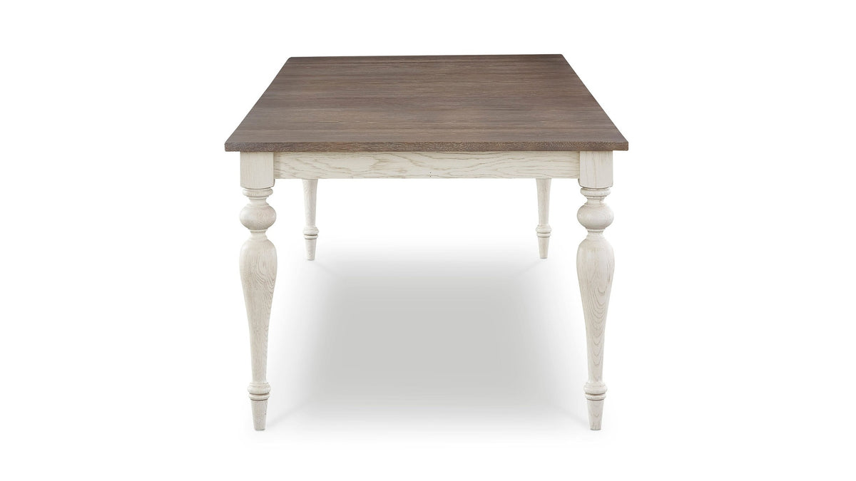 Amelia Oak Rectangle Dining Table with Leaf