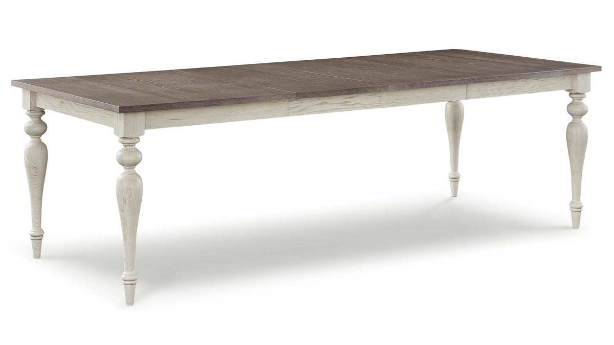 Amelia Oak Rectangle Dining Table with Leaf