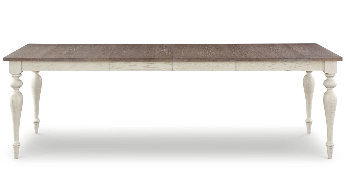 Amelia Oak Rectangle Dining Table with Leaf