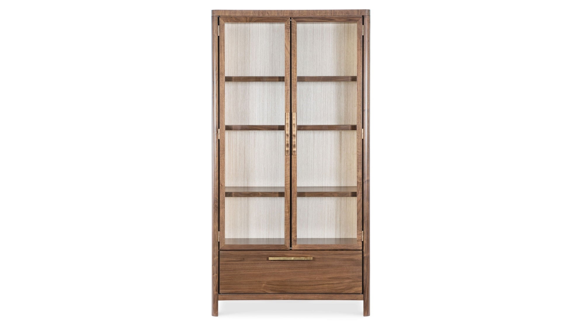 Eleana - Display Cabinet - Medium Wood