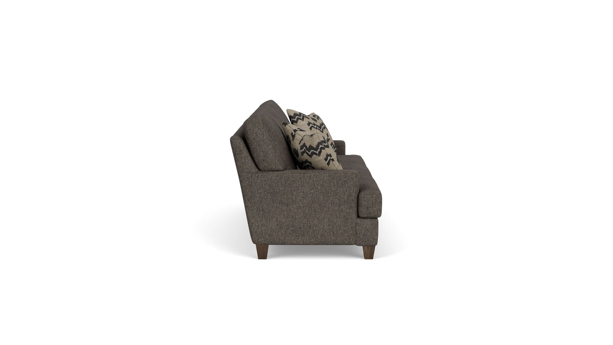 Moxy - Fabric Sofa, T-Shaped Seat Cushion, Straight Track Arms
