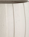 Ridgehaven - Textured Outdoor Planter - White