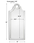 Acacius - Arched Mirror - Silver