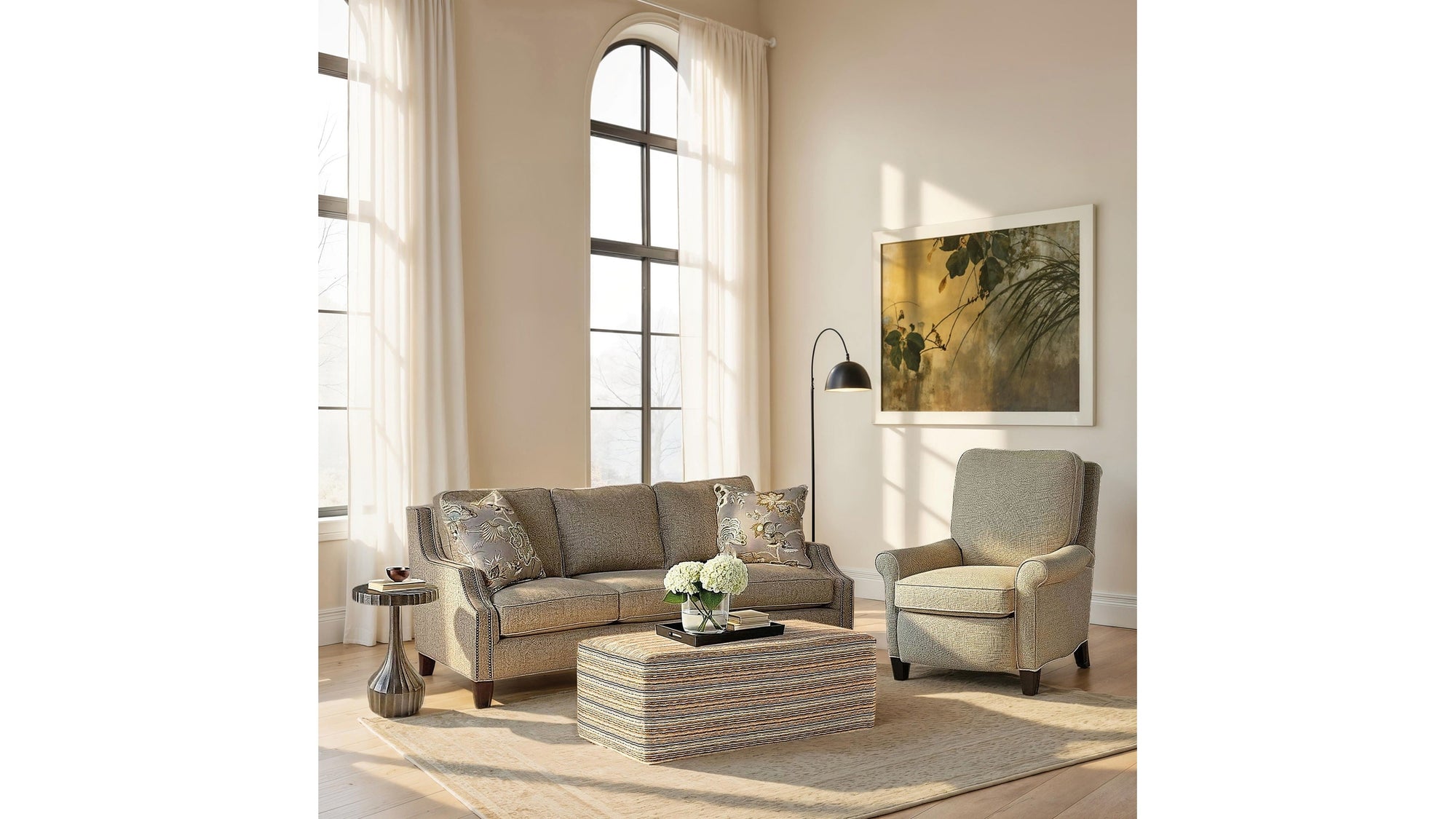 Commerce And Market - Ferrous Accent Table - Bronze