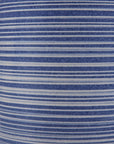 Montauk - Striped Table Lamp - Blue