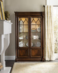 Leesburg - Display Cabinet - Dark Brown