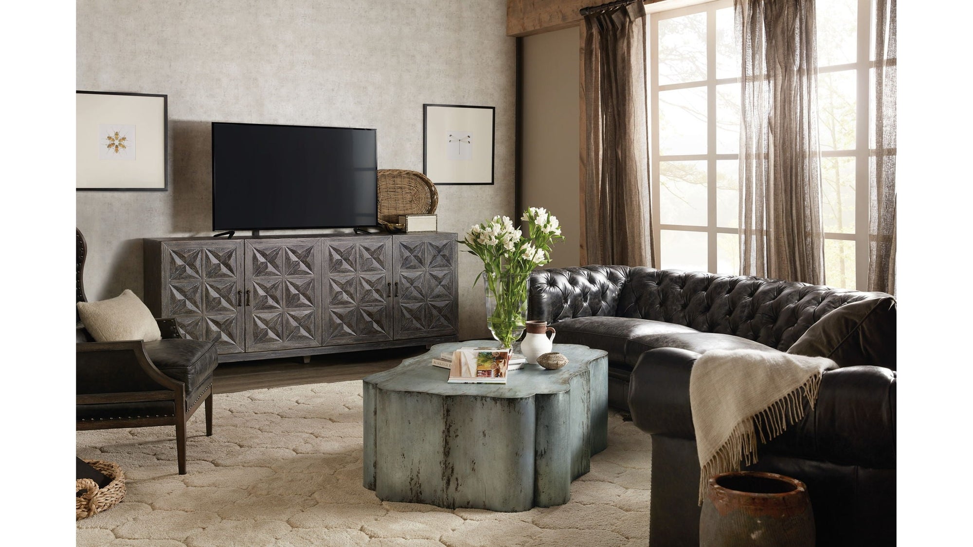 Beaumont - Entertainment Console - Dark Gray