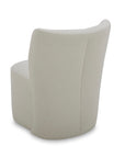 Reed Upholstered Dining Chair with Casters