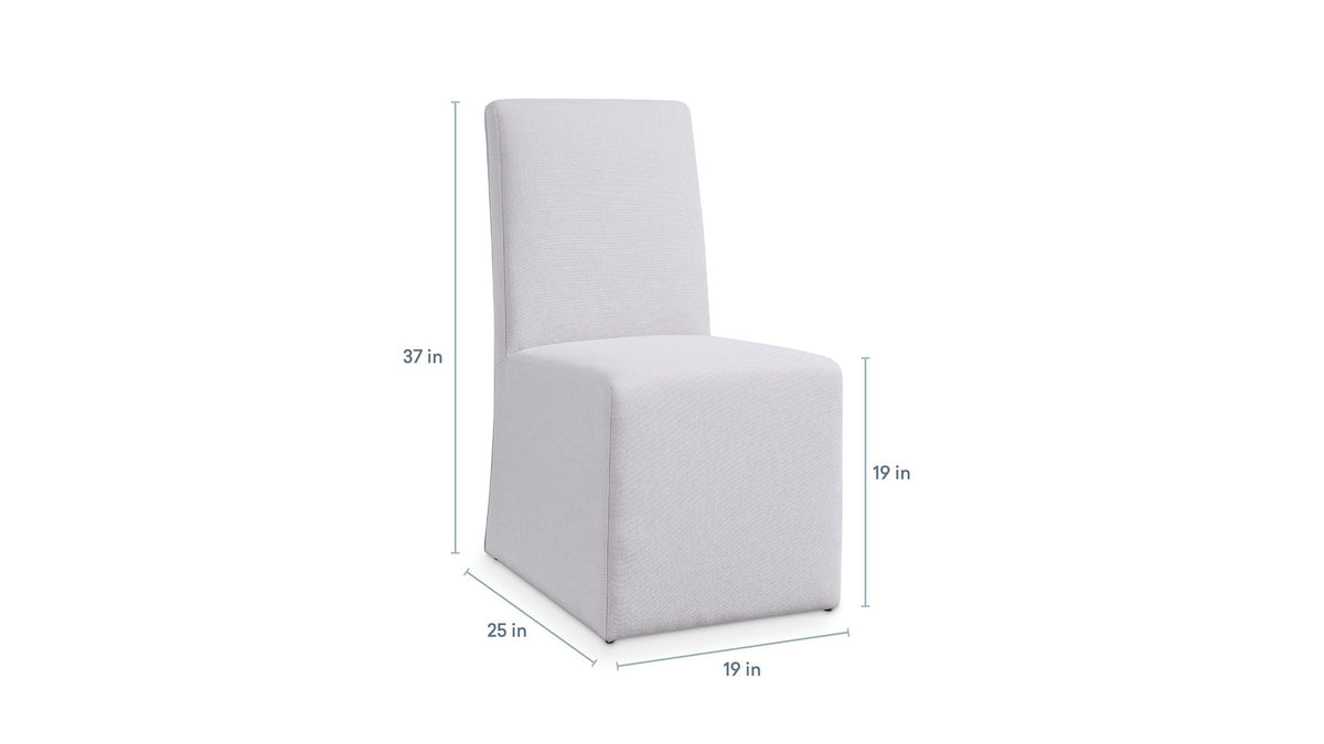 Cameron Upholstered Dining Chair with Casters