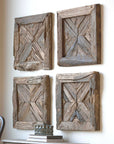 Rennick - Reclaimed Wood Wall Art - Light Brown
