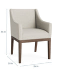 Holt Upholstered Dining Armchair