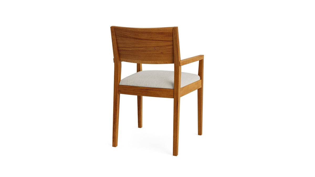 Myers Dining Armchair with Upholstered Seat