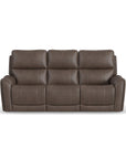 Carter - Power Reclining Sofa With Console & Power Headrests & Lumbar