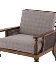 Peterson - Occasional Chair - Dark Brown / Gray