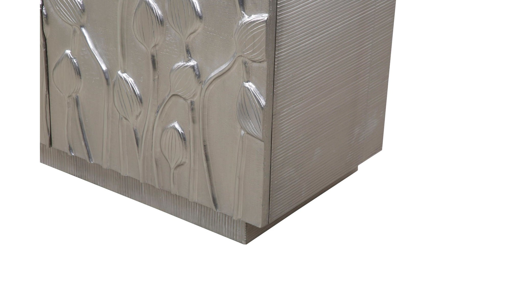 Petal - Bar Cabinet - German Silver