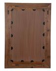 Rennick - Large Reclaimed Pine Mirror - Dark Brown