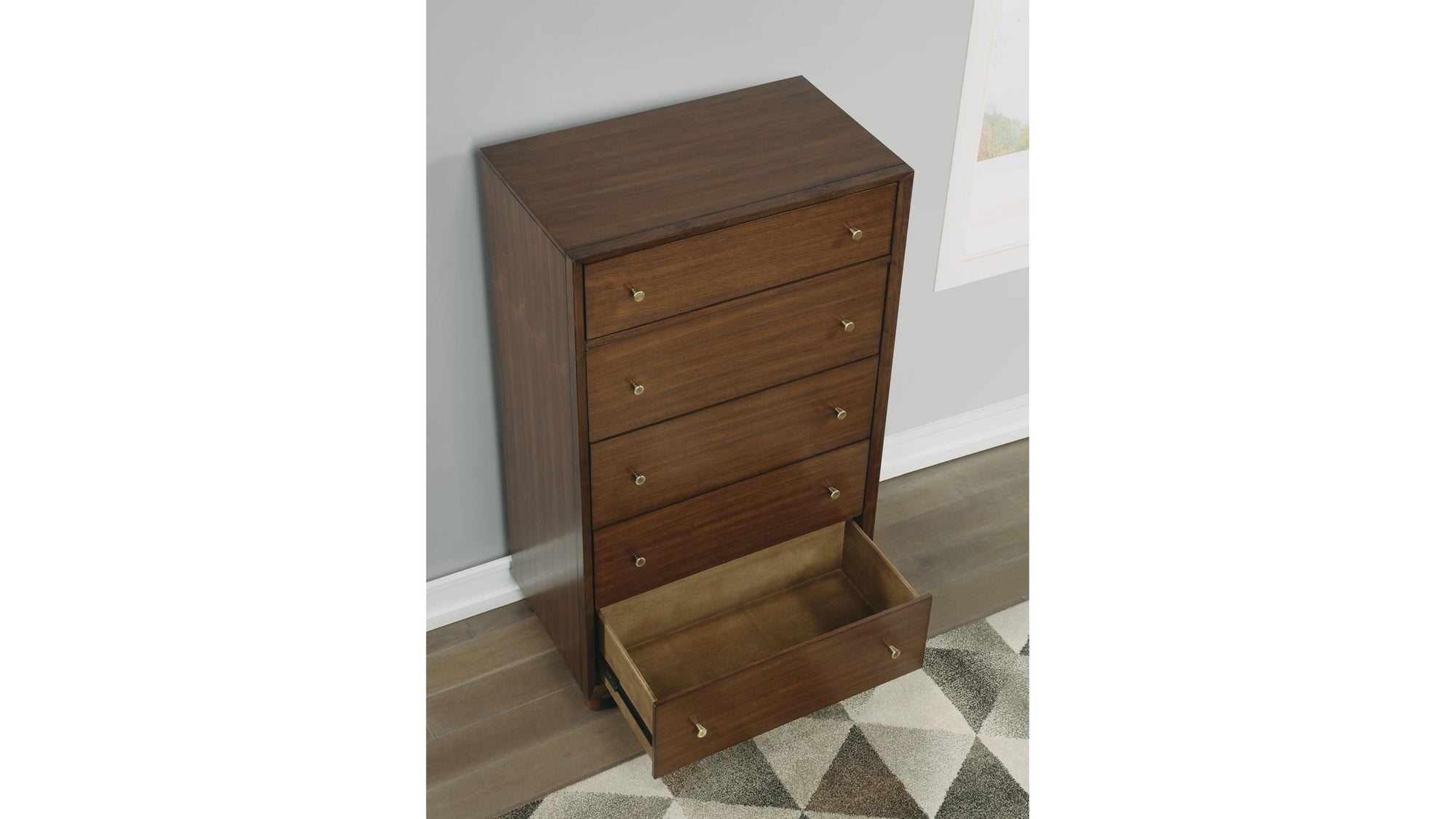 Ludwig - Drawer Chest - Dark Brown