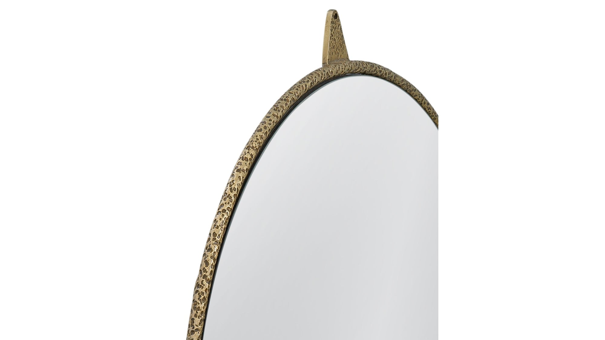 Ezra - Wall Mirror - Antique Brass