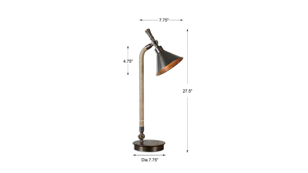 Duvall Task - Lamp - Dark Brown