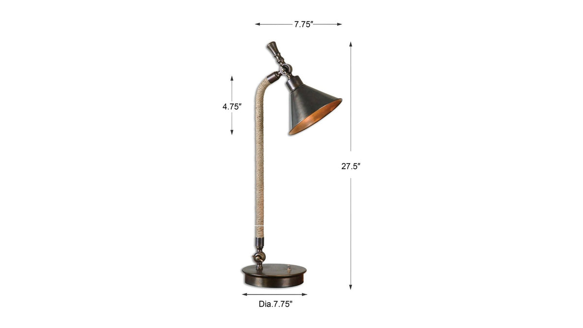 Duvall Task - Lamp - Dark Brown
