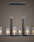 Jarsdel - 6 Light Industrial Island Light - Black