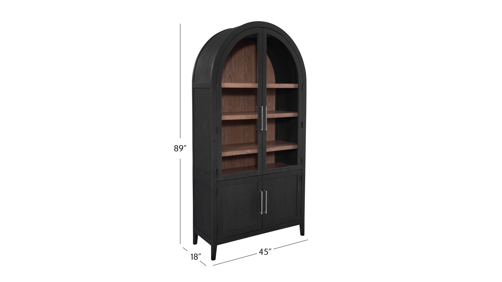 Fynn - Display Cabinet - Black