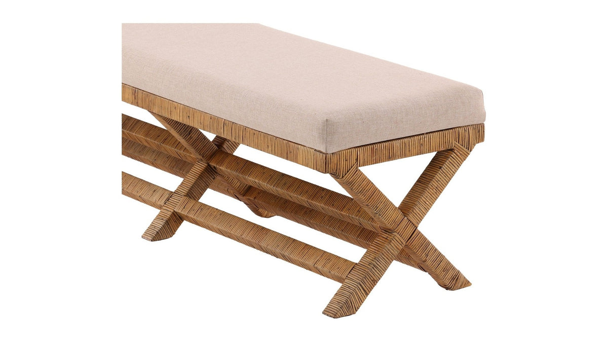Aria - Bench - Beige / Light Brown
