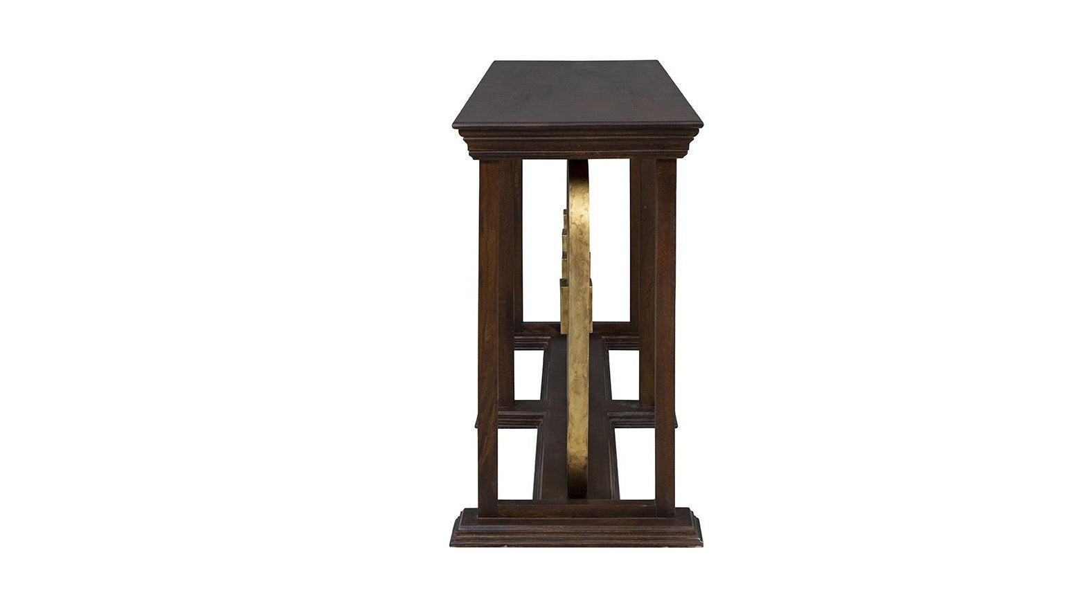 Everly - Console - Dark Brown / Gold
