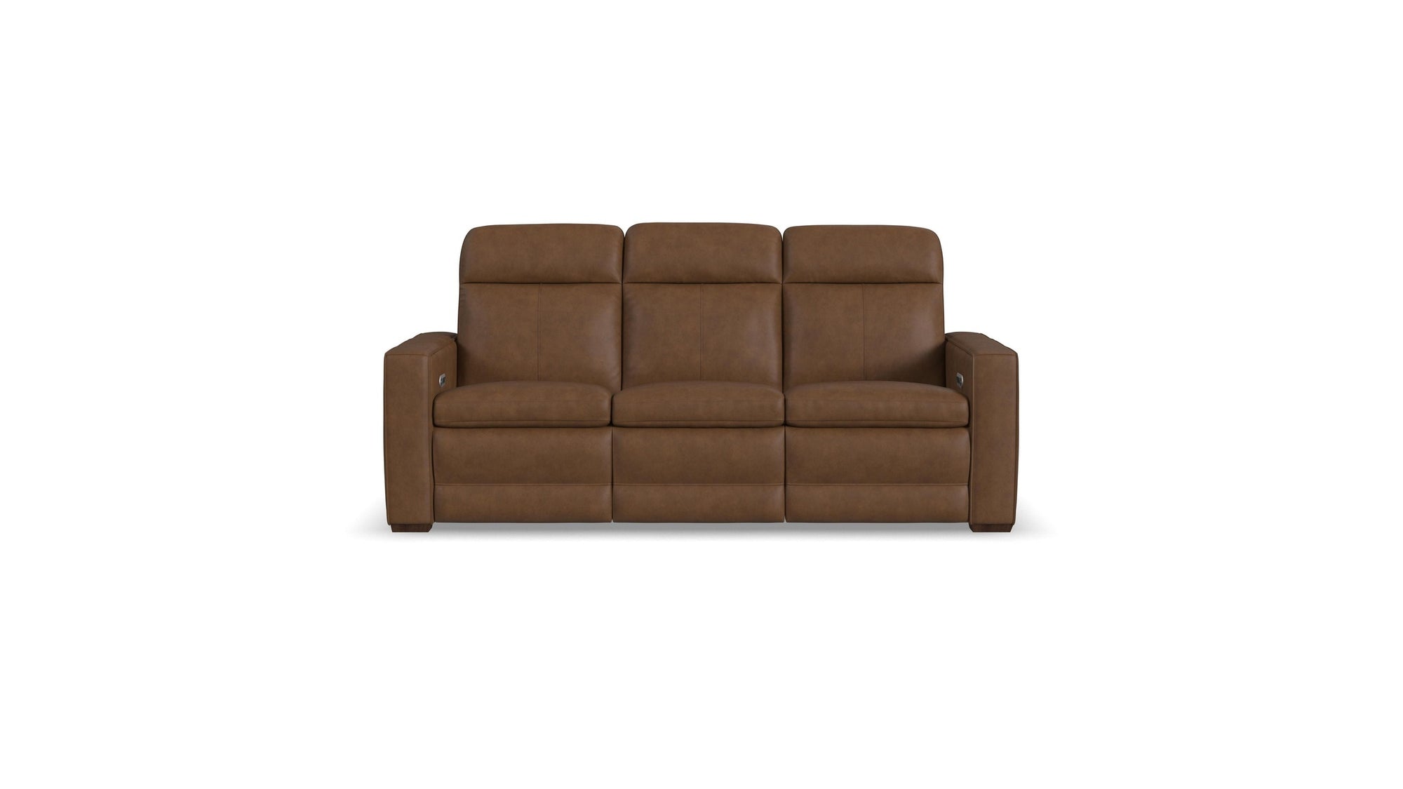 Dutch - Power Reclining Sofa With Console, Power Headrest, & Lumbar