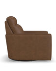 Dutch - Power Swivel Gliding Recliner With Power Headrest, Lumbar, Heat & Massage