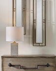 Drexel - Concrete Block Lamp - Gray