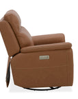Sawyer - Swivel Glider With Power Headrest, Lumbar, Heat & Massage