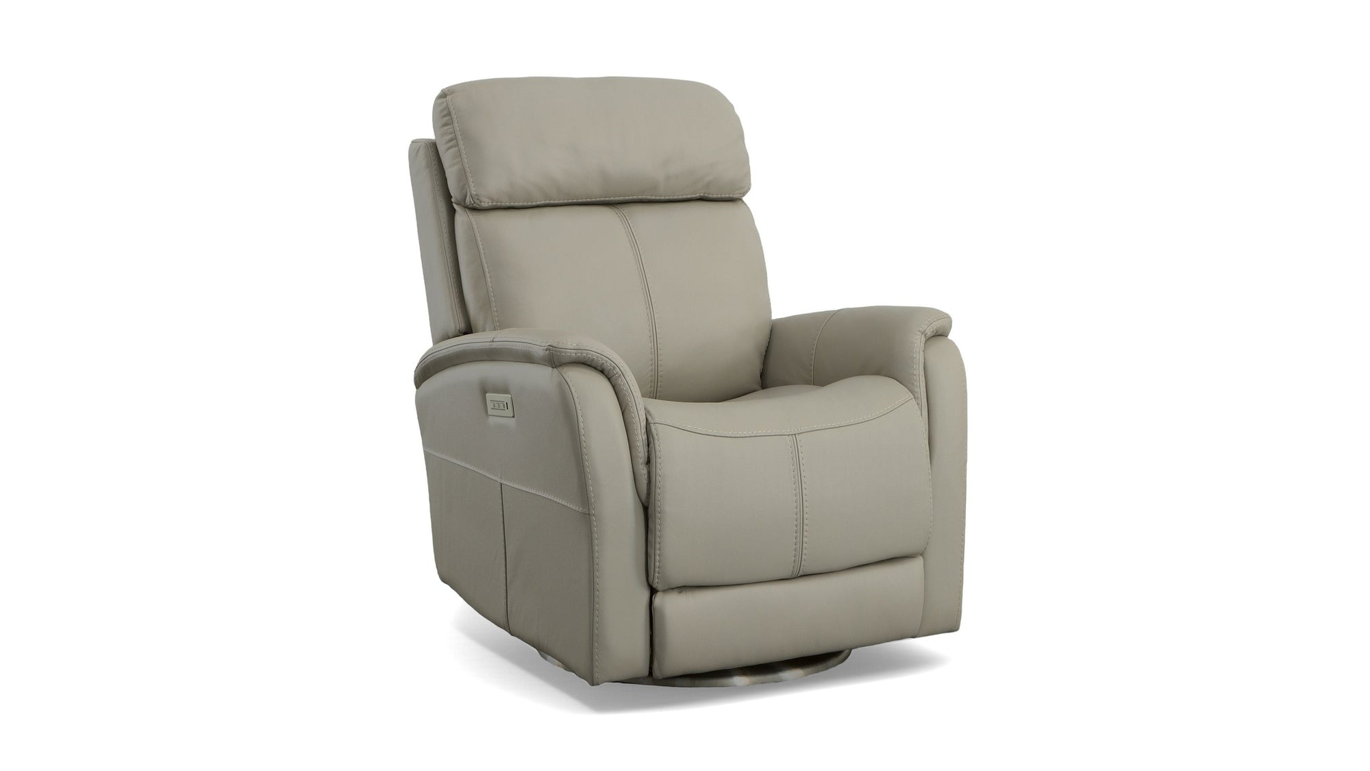 View - Power Swivel Recliner With Power Headrest